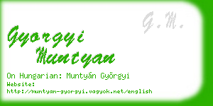 gyorgyi muntyan business card